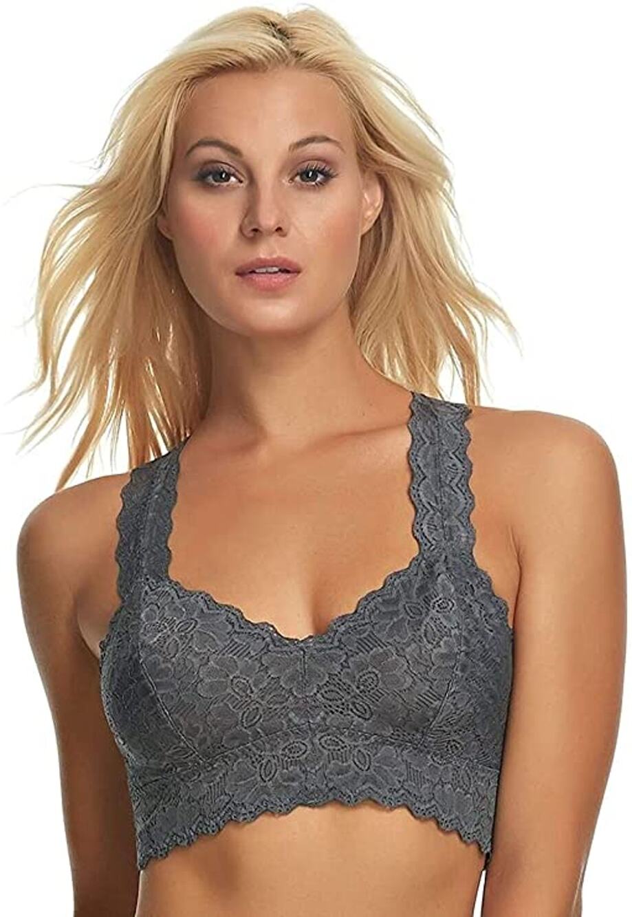 Felina Women's Bra Size Small Lace Racerback Bralette Bra C2844BR  Size S